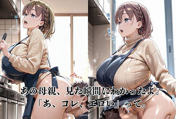 友達の母が爆乳でエロ過ぎたのでおさわりしちゃいました 画像3