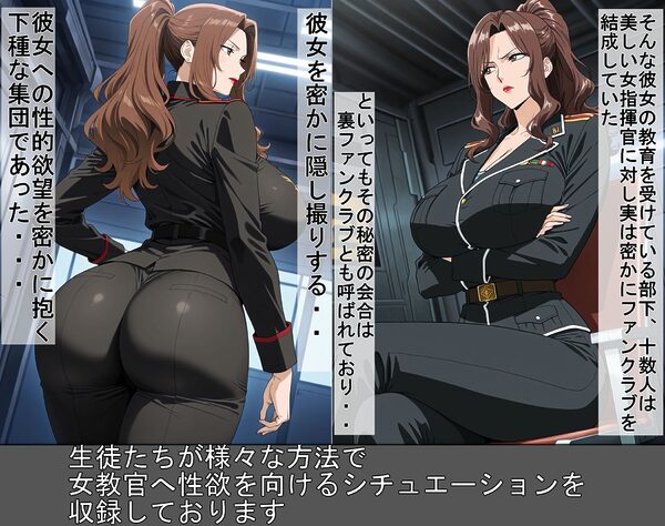 生徒達の罠に堕ちた女教官 画像2