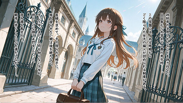 金持ちのボンボンしかいない進学校に性処理要員として編入させられて何回イってもやめてもらえない女の子 画像1