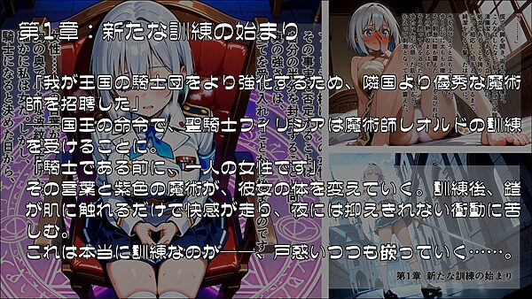 聖騎士フィリシア堕落録 〜洗脳訓練と隷属紋の刻印〜 画像1