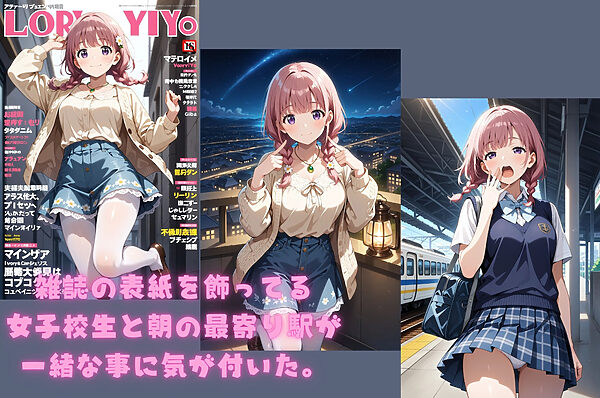 雑誌の女子校生を駅で見つけて可愛すぎたので電車痴●しました。 画像3