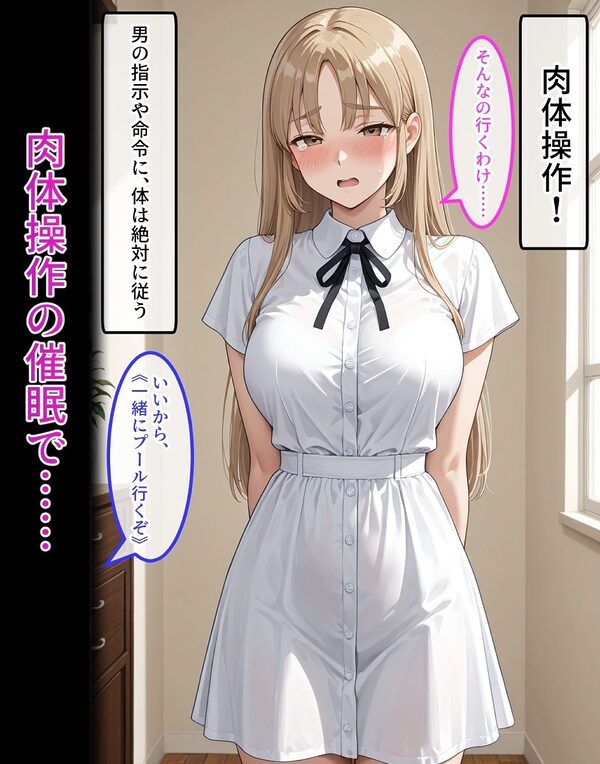 リ〇・ク〇ア【プールサイドで肉体操作シリーズ】 画像2