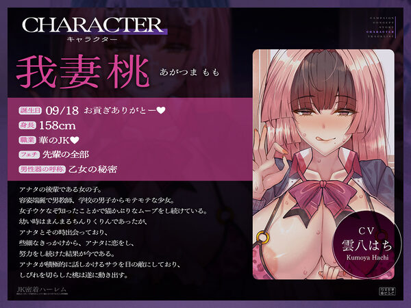 【密着フォーリーサウンド/ドスケベ事後差分イラスト】JK密着ハーレム〜長乳おっぱい一匹狼JK&ムッチリ猫かぶりJKでおちんぽ争奪戦〜【KU100】 画像4