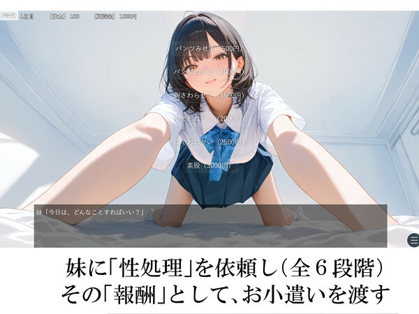 兄の性欲処理でお小遣いを稼ぐ妹【ゲーム版】 画像4