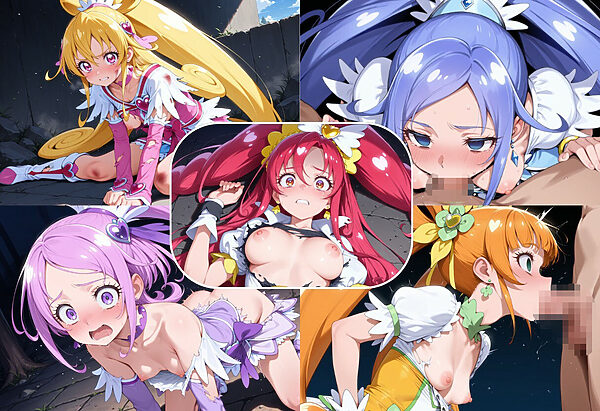 プリ◯ュア敗北 画像6