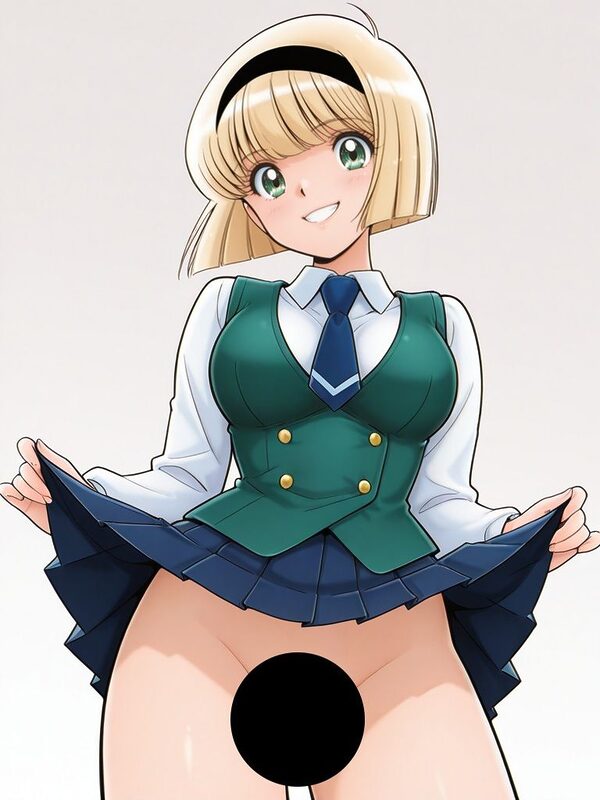 『地●先生ぬ〜べ〜』ヒロイン脱がしてみた スマホでも見やすい縦型 ムキムキ色黒モブがヤリたい放題 シチュエーション&クオリティ厳選済み450枚! 画像3