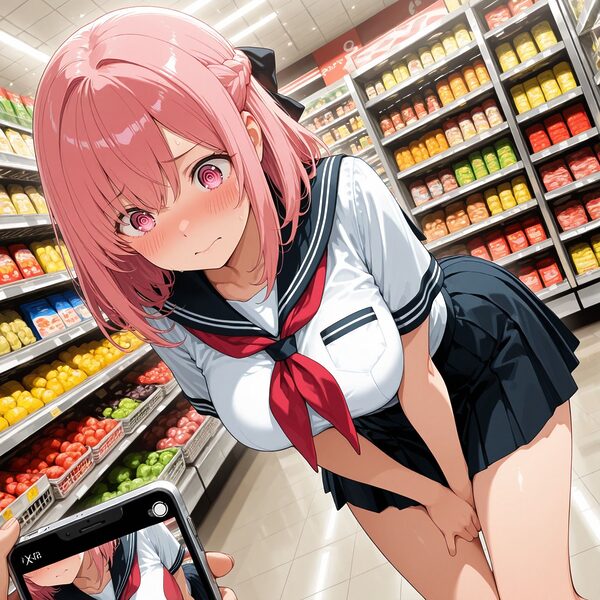 女子校生催●服従〜スーパーで万引きする女子に正義の鉄槌〜 画像3