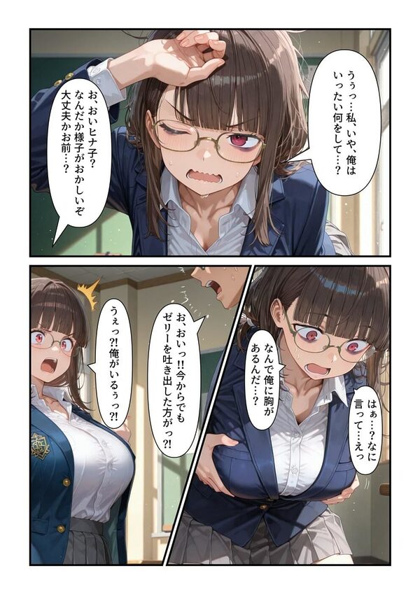 【乗っ取り】告白してきた女に合意で自分の人格ゼリーを飲ませてみた 画像3