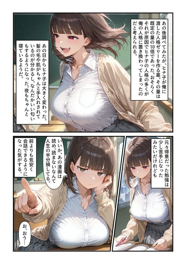 【乗っ取り】告白してきた女に合意で自分の人格ゼリーを飲ませてみた 画像5