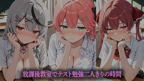 テスト勉強のあとで〜寝顔と谷間に誘われて〜 (ホ●ライブバージョン) 画像1