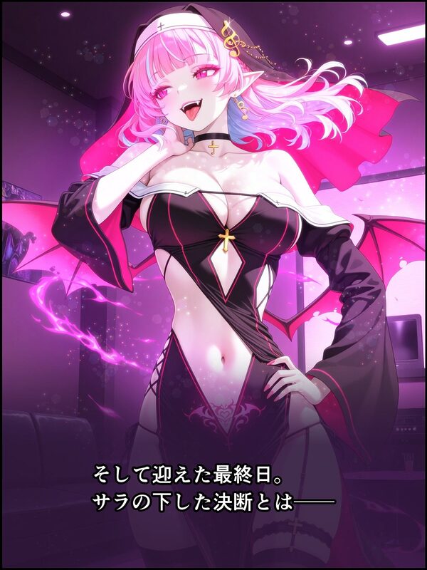 蝕宴のコラプティオ 淫魔シスターの呪いで少女に変えられた幼馴染が、歌の魔力でギャル淫魔に堕ちるまでの10日間 画像10