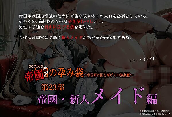 ［亡国の孕み袋］ 帝国軍は国を挙げての強●魔  第23部   帝國 新人メイド編 画像1
