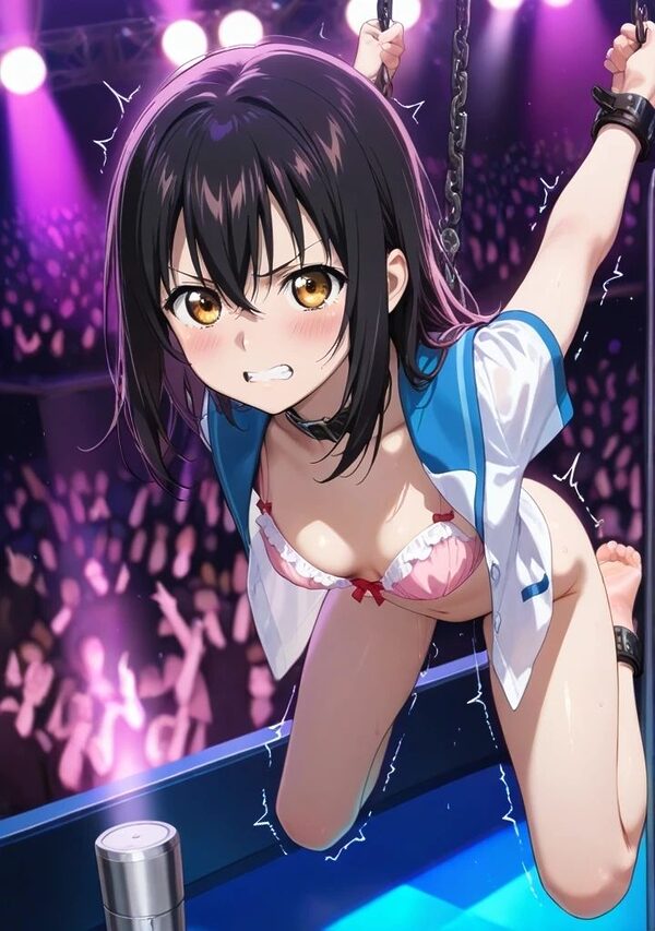 姫〇雪菜はある日囚われ、屈辱のショーに晒されてしまう 画像1