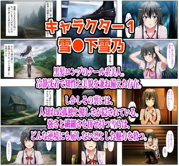 【俺ガイル編】雨宿り濡れ透けレ●プ 画像8