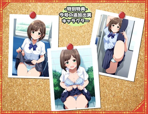 露出&下着見せつけフェチ特化 2010年代アニメ作画特集 下着を見せつけるアイドルたち -その3- 500枚を撮影- 画像5