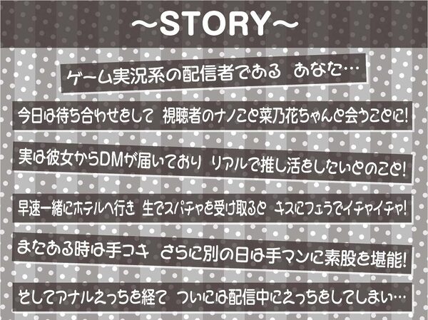 【逆推し活】ドスケベリアルスパチャ〜ゲキヤバ地雷視聴者とバレないように配信中にリアルスパチャ無声囁きえっち〜 画像3
