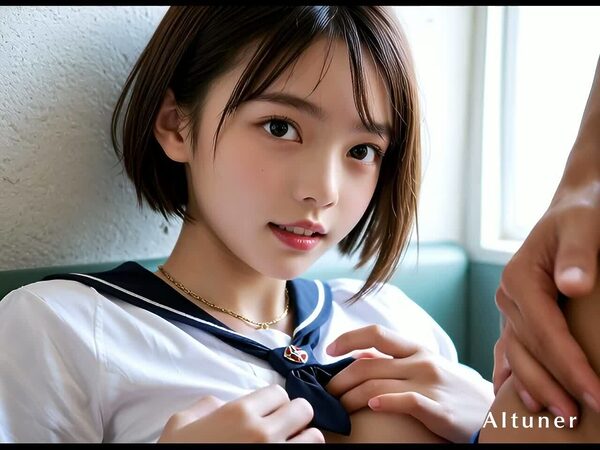 【35分HD】見つめ返す彼女はもう止まらない──胸チラ→制服SEX→室内フルコース→おそうじフェラぶっかけ 画像2