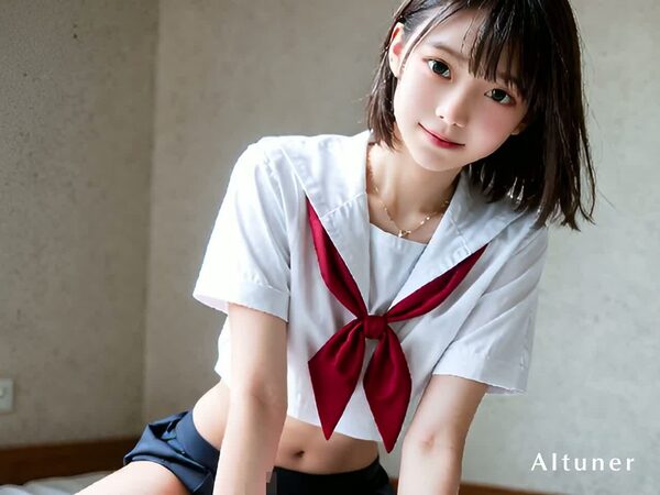 【35分HD】見つめ返す彼女はもう止まらない──胸チラ→制服SEX→室内フルコース→おそうじフェラぶっかけ 画像7