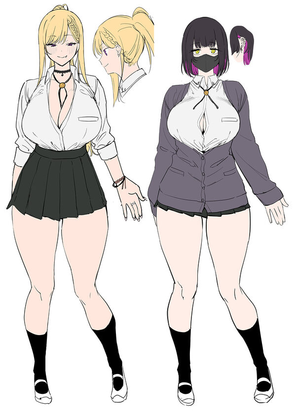 【ダウナー陰キャ×小悪魔陽キャ】Wギャルサンド！〜むちむちに育った陰陽ギャルたちに結婚迫られ生ハメハーレム〜 画像5