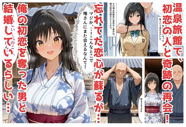 復讐のNTR  〜奪われた初恋への報復〜  古〇川唯編  セリフ付 画像1