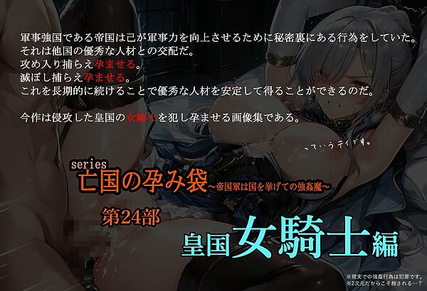 亡国の孕み袋 帝国軍は国を挙げての強●魔 第24部 皇国 女騎士編 画像1