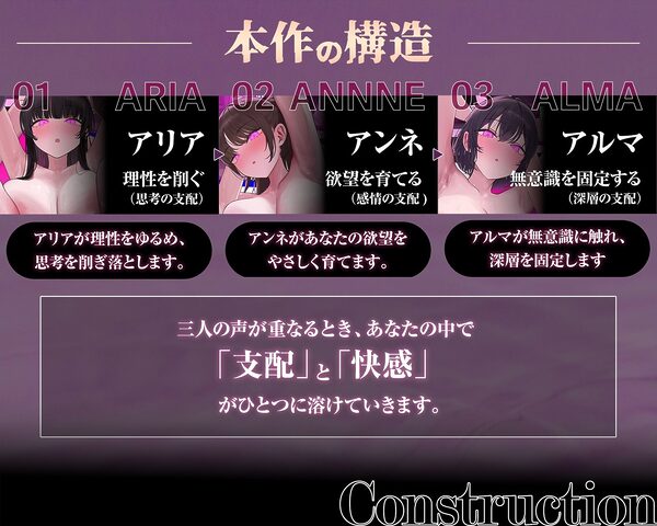 【イキ癖、脳侵食】快・楽・洗・脳〜耳から犯●れ腰が勝手に動き出す『無抵抗射精実験』プログラム〜 画像6