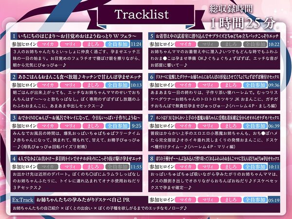 【おねしょた×全編孕ませ】孕ませ確定!お姉ちゃんママ〜ぼくの子種を常時媚び媚びおねだりドスケベお姉ちゃんたちとのあまあま子作り性活〜 画像9