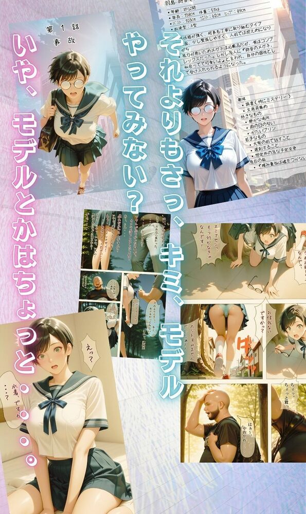 【純朴巨乳美少女パイズリ編】水着撮影会のはずが、いつのまにかおぢさんち〇ぽに沼る話part2 画像2