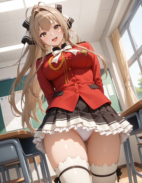 夜の教室に呼び出され輪●された少女 画像1