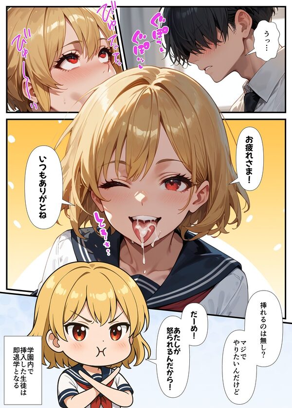 巨乳ギャルが先輩彼氏と教室でセックス！？ 撮影に成功した俺はこれをネタに本番の交渉をするwww 画像5