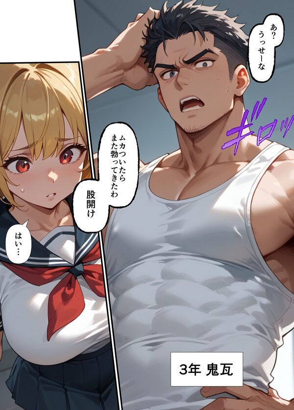 巨乳ギャルが先輩彼氏と教室でセックス！？ 撮影に成功した俺はこれをネタに本番の交渉をするwww 画像8