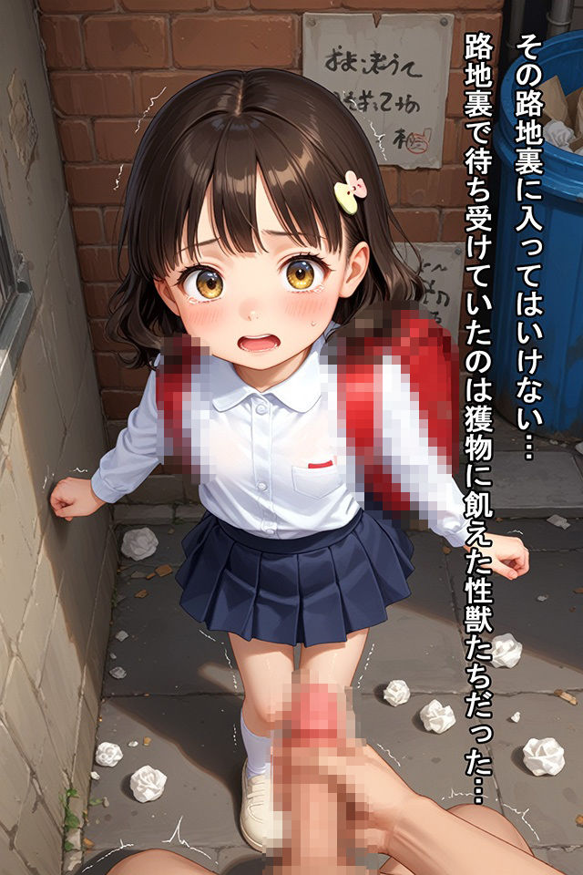 スジ少女路地裏姦 画像1