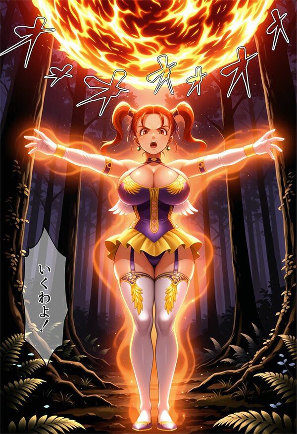 森と洞窟と魔物と囚われし女魔道士 画像6