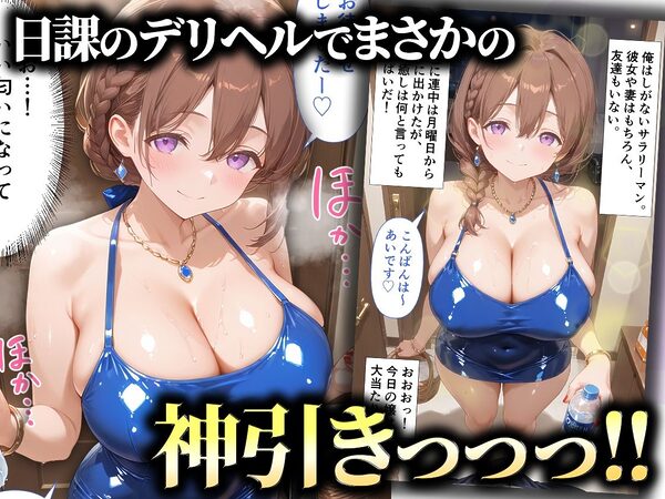 【マンガ】女神のような爆乳オナペットをデリヘルで神引きした件〜月〇日のたわわ あいちゃん〜 画像1