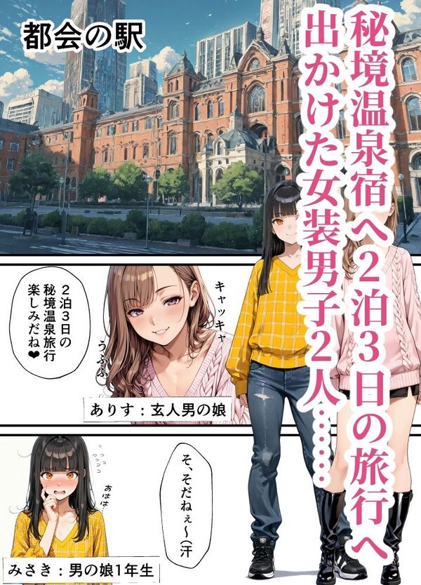 男の娘れず〜秘境温泉旅行編〜 画像2