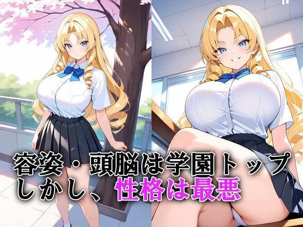 生意気な金髪爆乳令嬢にお仕置き無限中出し 画像3