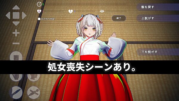 【3Dおさわり特化】処女巫女の霊力供給えっち ─恋人の妹にぶっかけ中出し─ 画像3