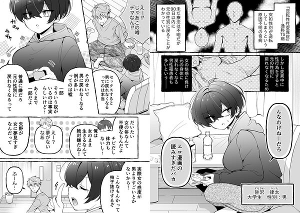 TSした俺が女に堕ちる90日 画像1