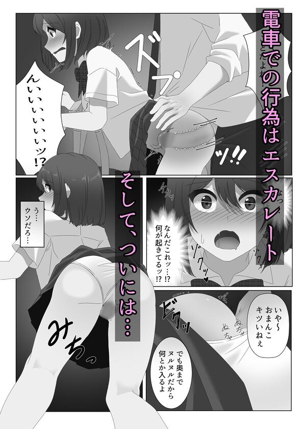 女体化した僕は電車で犯●れる 画像2