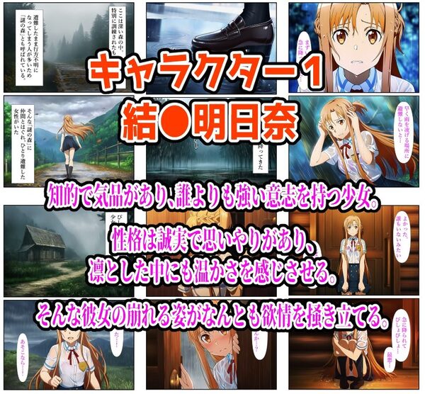 【SAO・俺ガイル・推し●子（総集編）】雨宿り濡れ透けレ●プ 画像1