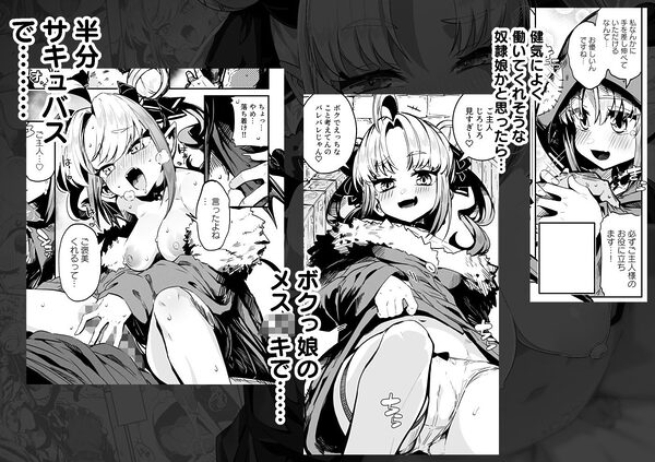 ねぇご主人 今日の「ごほうび」まだぁ? ボクッ娘メ○〇キハーフサキュバス奴○娘にごほうび生活 画像1