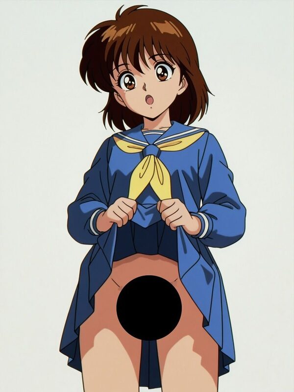 『幽〇白書』ヒロイン脱がしてみた スマホでも見やすい縦型 ムキムキ色黒モブがヤリたい放題  シチュエーション＆クオリティ厳選済み450枚！ 画像2