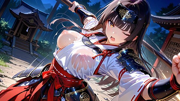 神前に散りし戦巫女の純潔 画像3