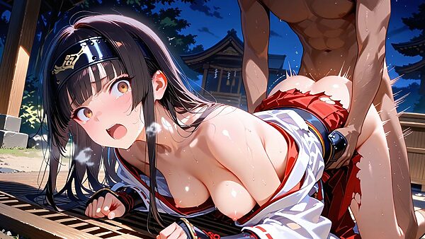 神前に散りし戦巫女の純潔 画像8