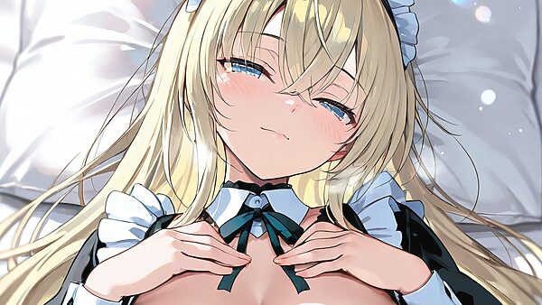 【4Kアニメ】爆乳メイドとイチャらぶセックス 画像10