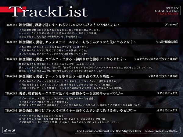 天才錬金術師と最強勇者が自分の精子を巡ってレズバトル！醜い争いを制したのは・・・【KU100収録】 画像4