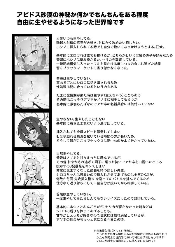 ふたなりアビドス えっち◯ぽ 画像4