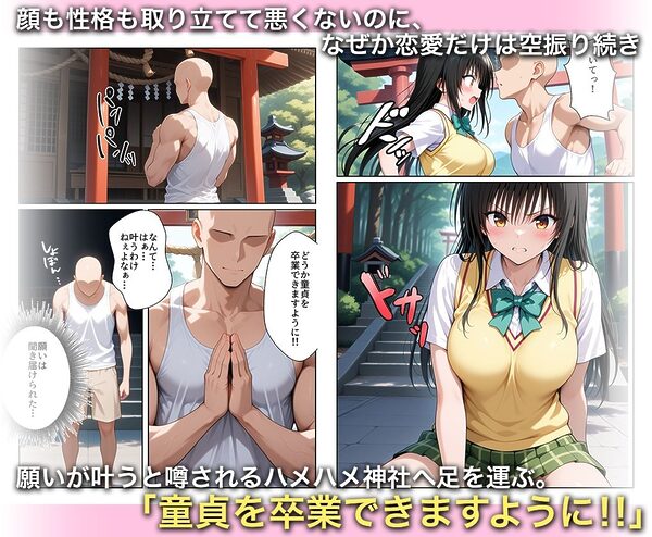淫欲の神様のご利益で、即堕ち即ハメが止まらない 画像1