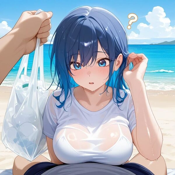 俺をなぜか死ぬほど慕う巨乳後輩にプライベートビーチ誘われた結果 画像4