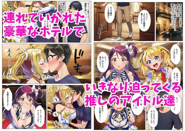 【貞操観念逆転】男性がレアな世界で推しアイドル2人組に確保された俺 画像2